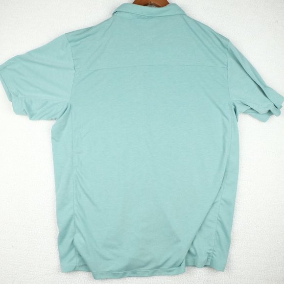 Outdoor Research Button Up Shirt Mens Extra Large Blue Short Sleeve Stretch - Picture 6 of 11